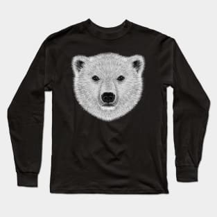 Polar Bear B&W Long Sleeve T-Shirt